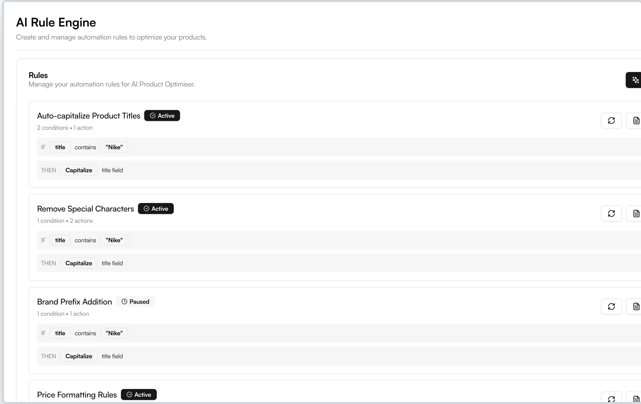 Automated Rule Engine
