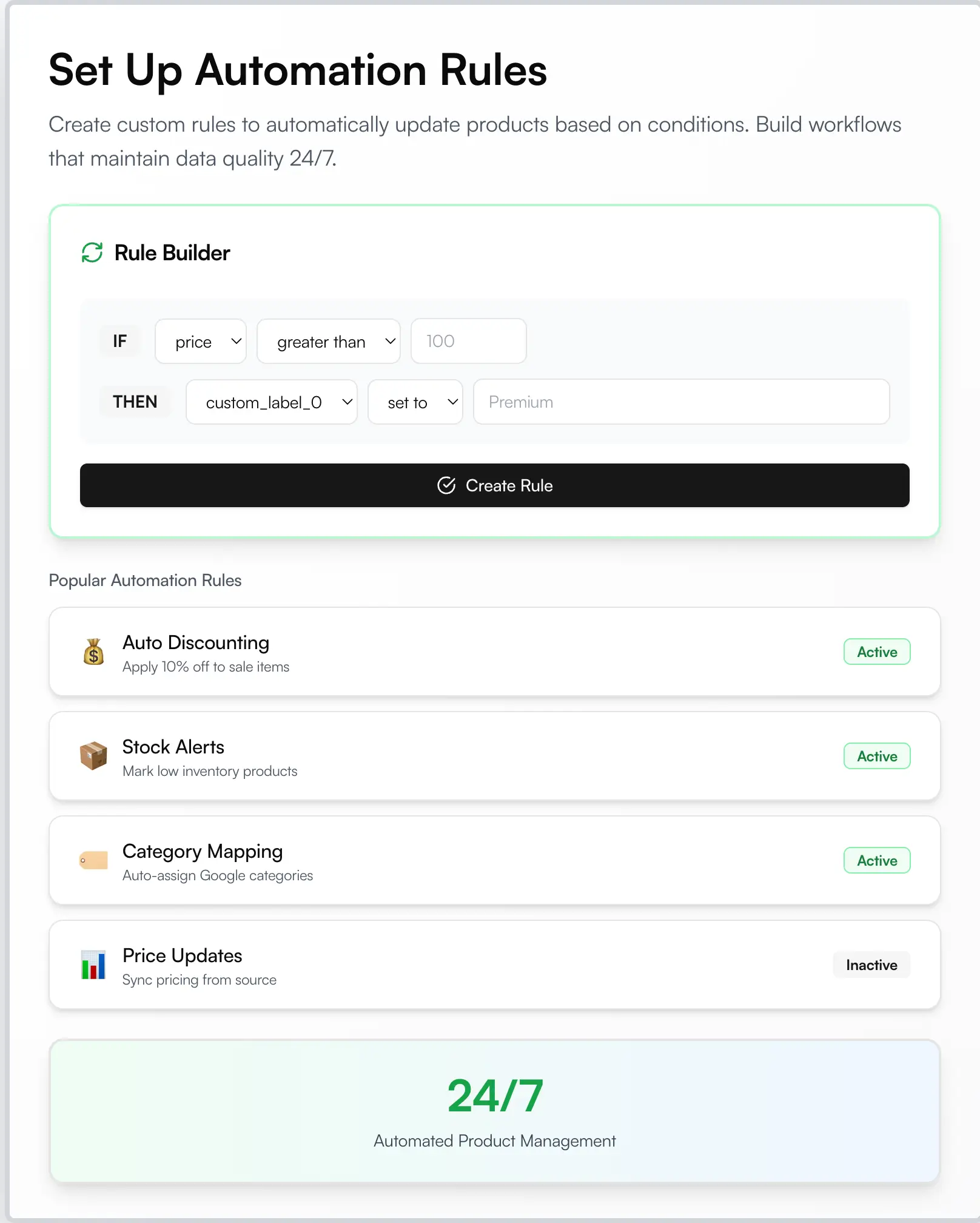 Set Up Automation Rules
